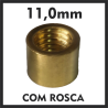 Virola de Metal 11,0mm (c/rosca)