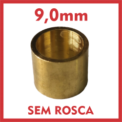 Virola de Metal 9,0mm (s/rosca)