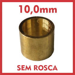 Virola de Metal 10,0mm (s/rosca)