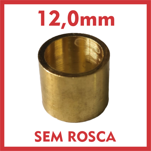 Virola de Metal 12,0mm (s/rosca)