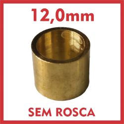 Virola de Metal 12,0mm (s/rosca)