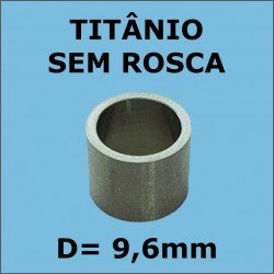 Virola de Titânio Importada S/ ROSCA - 9,6mm