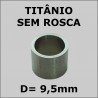 Virola de Titânio Importada S/ ROSCA - 9,5mm