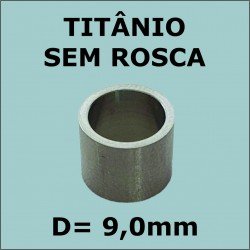 Virola de Titânio Importada S/ ROSCA - 9,0mm