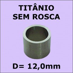 Virola de Titânio Importada S/ ROSCA - 12,0mm