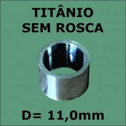 Virola de Titânio Importada S/ ROSCA - 11,0mm