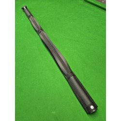 Estojo Tubo para 1 Taco Inteiro - Courino Preto