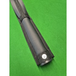 Estojo Tubo para 1 Taco Inteiro - Courino Preto
