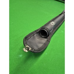 Estojo Tubo para 1 Taco Inteiro - Courino Preto