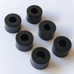 Virola Super-Reforçada em Nylon Preto 12mm - 6...