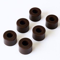 Virola Super-Reforçada em Nylon Marrom 12mm - 6...