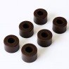 Virola Super-Reforçada em Nylon Marrom 12mm - 6 Unidades