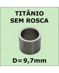 Virola de Titânio Importada S/ ROSCA - 9,7mm